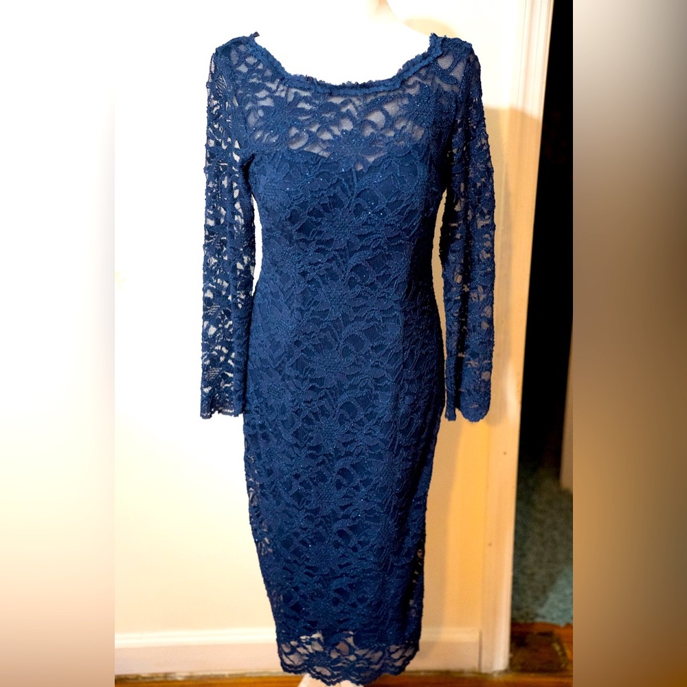 Cachet Special Occasion Navy Blue Dress